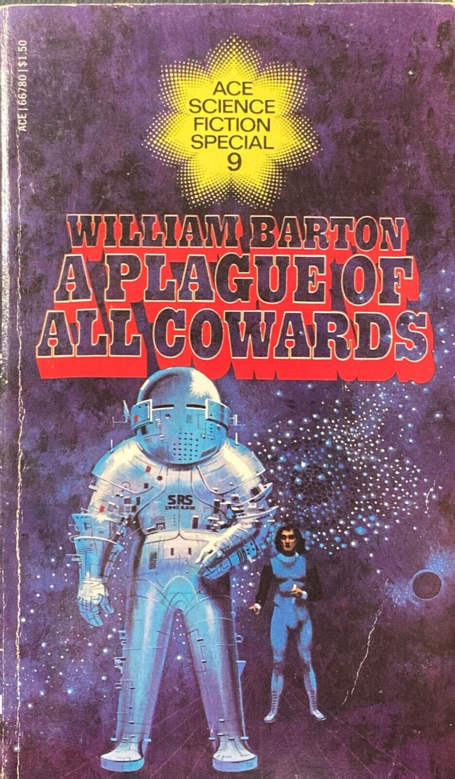 A Plague of All Cowards by William Barton 1976 Ace 66780 Paperback