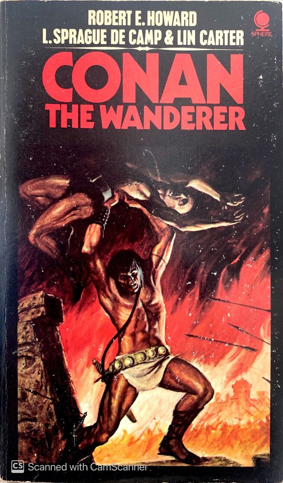 Conan the Wanderer by Robert E. Howard 1976 Sphere Paperback