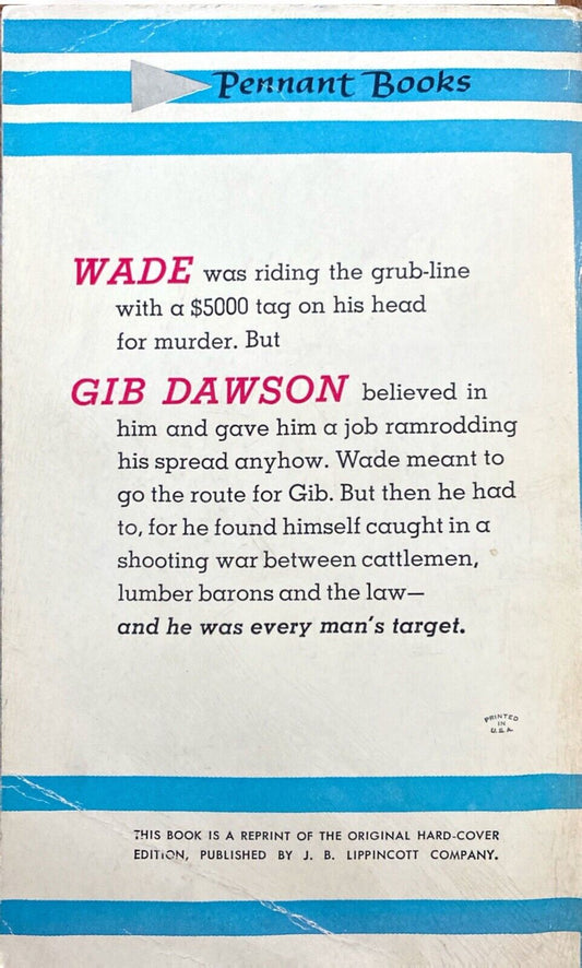 Sunset Rider by Matt Stuart 1953 Pennant P8 Paperback