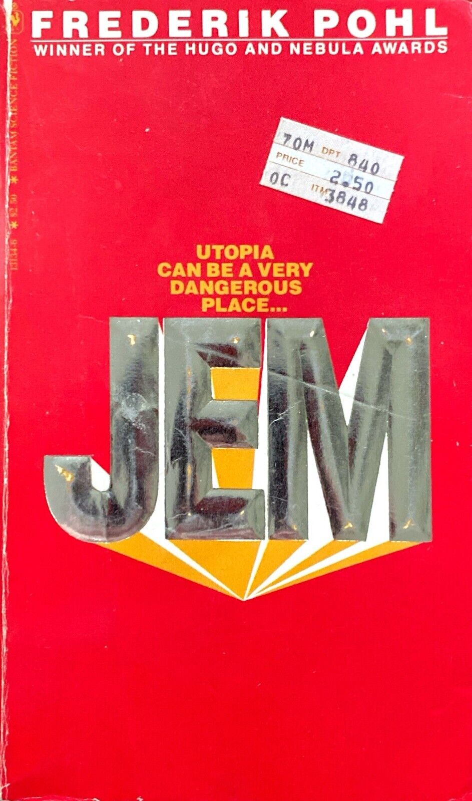 Jem by Frederik Pohl 1980 Bantam Paperback