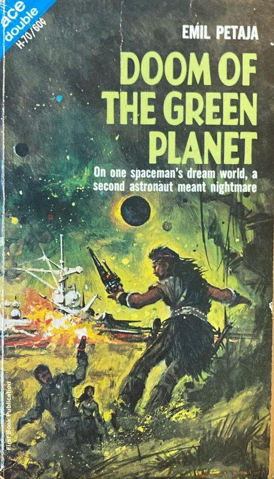 Star Quest/Doom of the Green Planet by Dean Koontz/Petaja 1968 Ace Double H-70