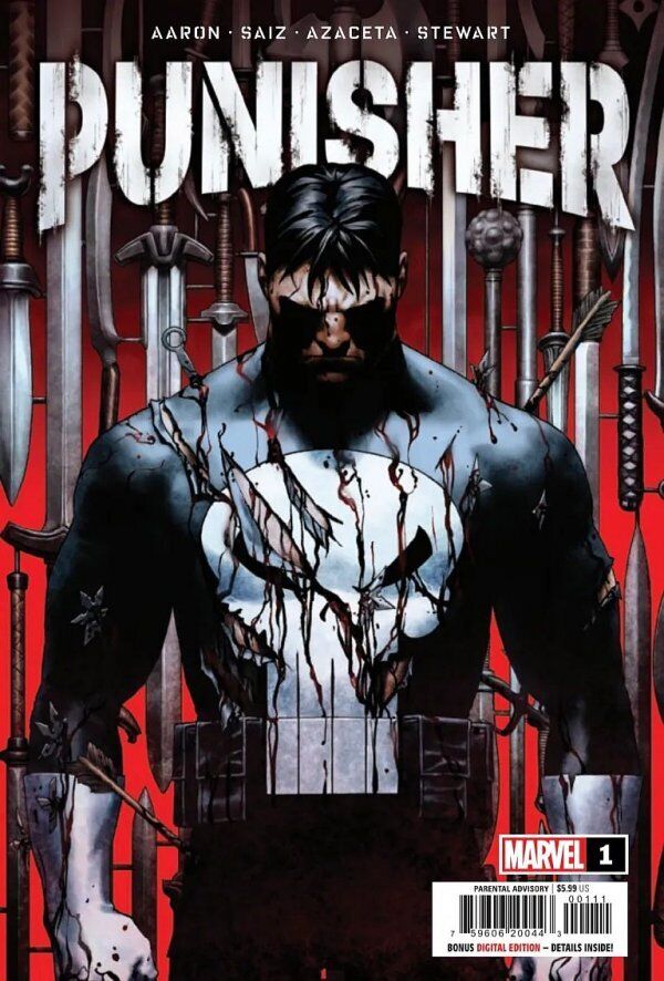 Marvel Comics Punisher #1 Modern Age 2022 Variant