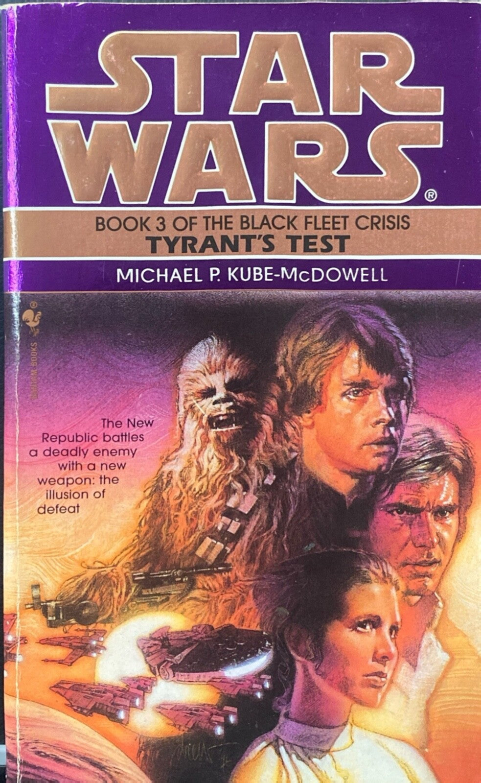 Star Wars: The Black Fleet Crisis Trilogy by Michael P. Kube-McDowell Paperback