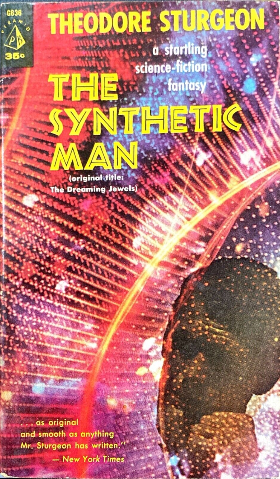 The Synthetic Man by Theodore Sturgeon 1961 Pyramid G636 Paperback