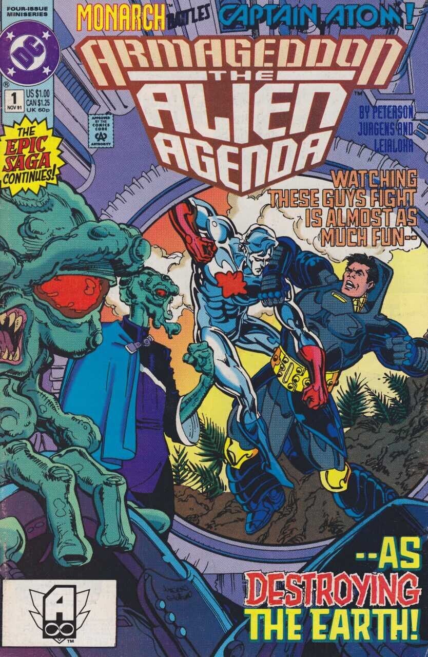 DC Comics Armageddon: The Alien Agenda #1 Copper Age 1991