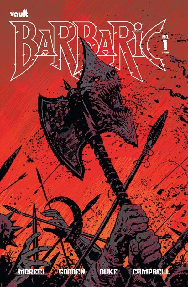 Vault Comics Barbaric #1 Modern Age 2021 Variant
