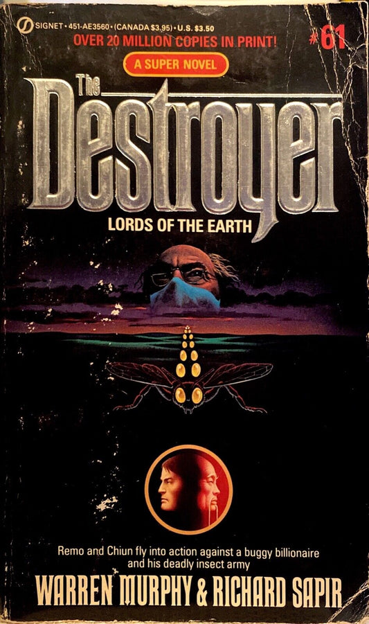 The Destroyer #61 Lords of the Earth by Warren Murphy & Richard Sapir 1985