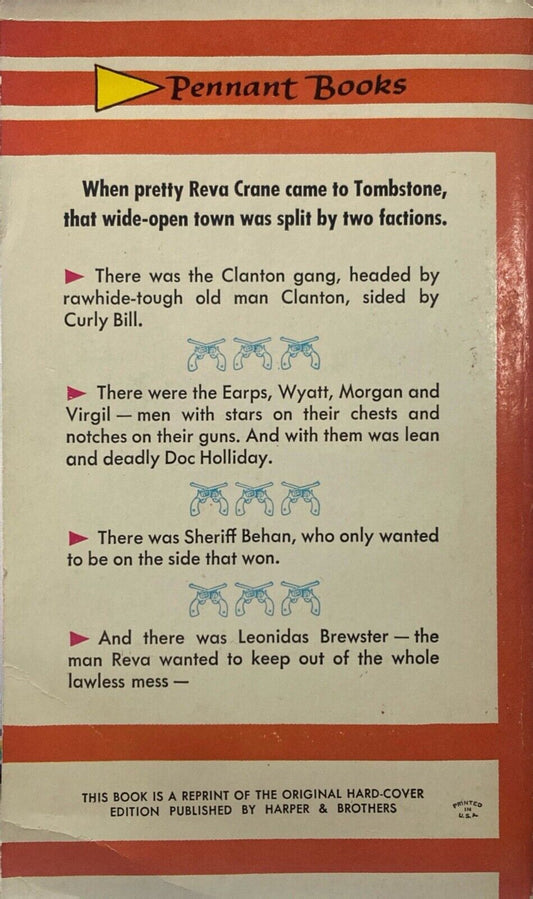 Tombstone by Clarence Budington Kelland 1954 Pennant Books P47 Paperback