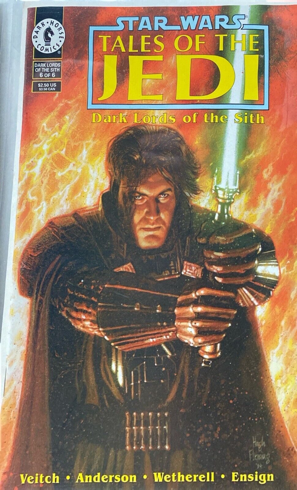 Dark Horse Star Wars: Tales of the Jedi Dark Lords of the Sith 1-6 + Ashcan 1994