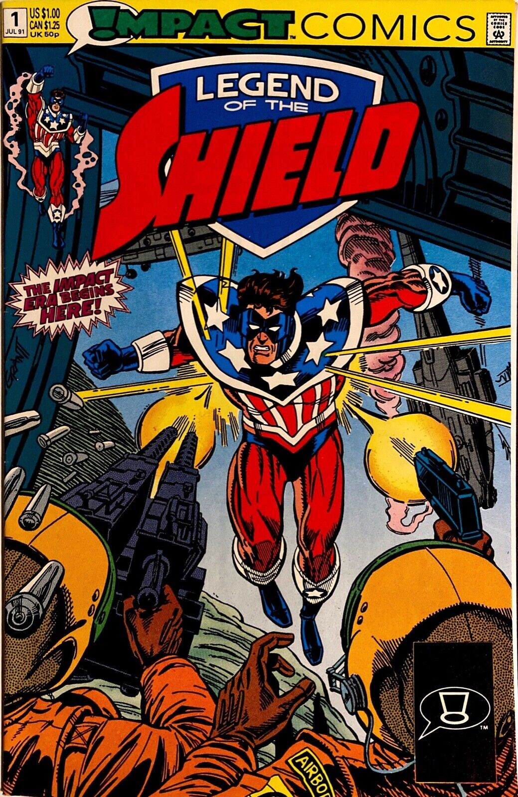 Impact Comics Legend of the Shield #1 Copper Age 1991
