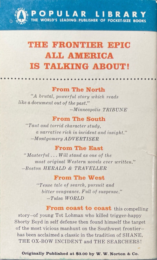 The Hell Bent Kid by Charles O. Locke 1957 Popular Giant G225 Paperback Movie