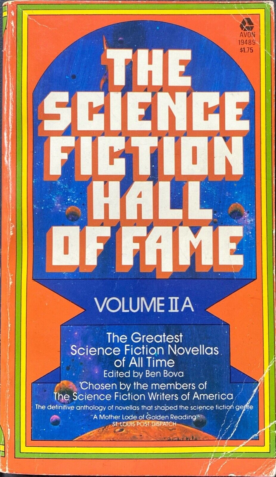 The Science Fiction Hall of Fame Volume IIA ed. by Ben Bova 1974 Avon Paperback
