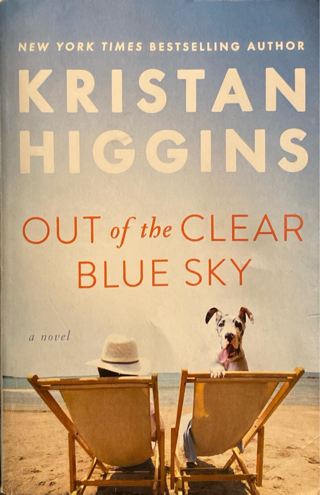 Out of the Clear Blue Sky by Kristan Higgins 2022 Berkley Trade Paperback