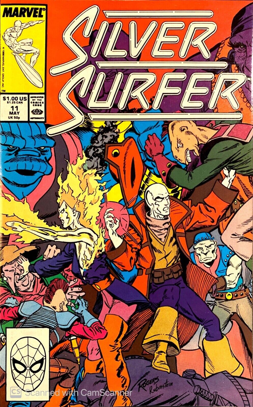 Marvel Comics Silver Surfer #11 Copper Age 1988
