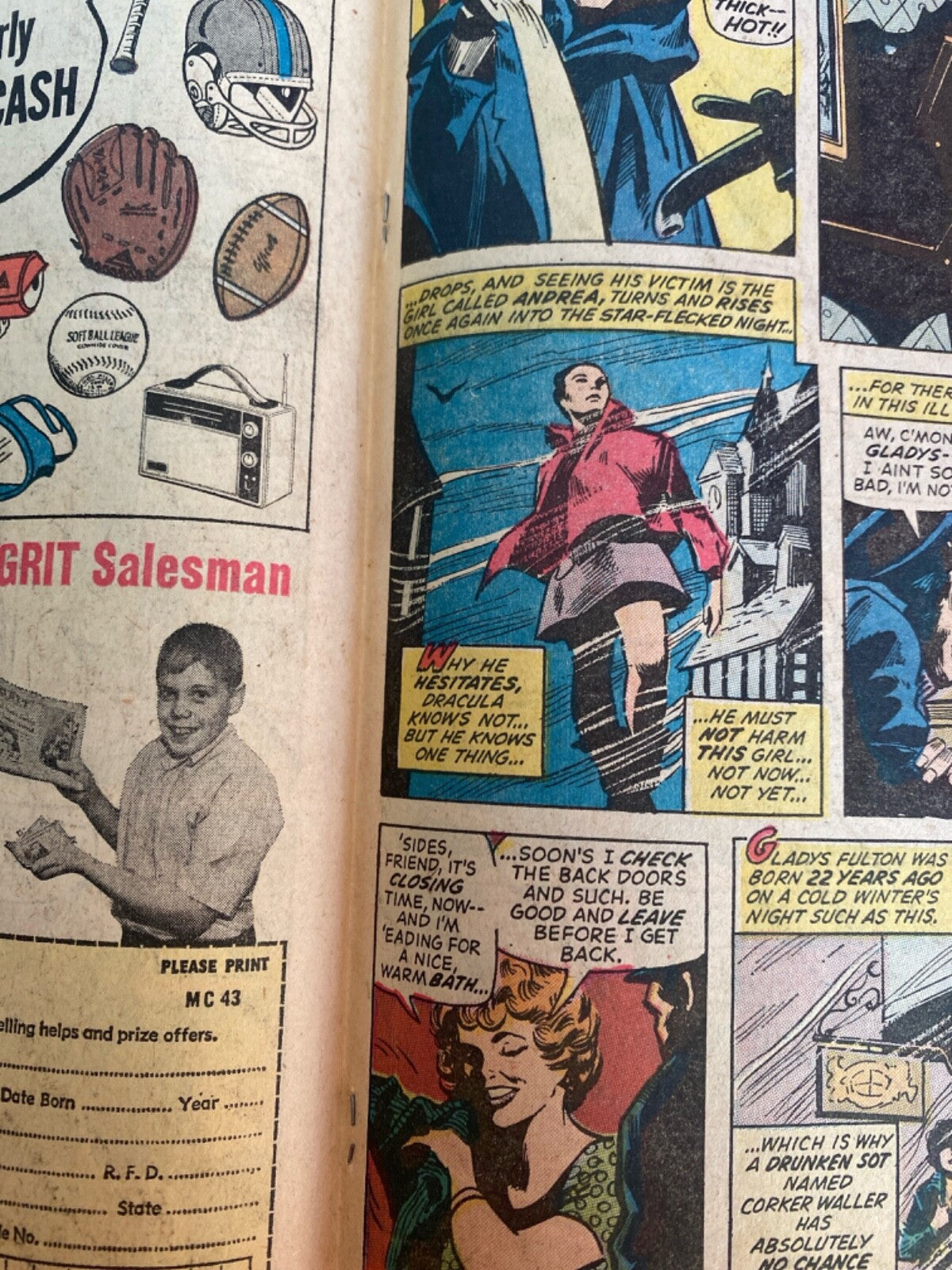 Marvel Comics Tomb of Dracula #9 Bronze Age 1973