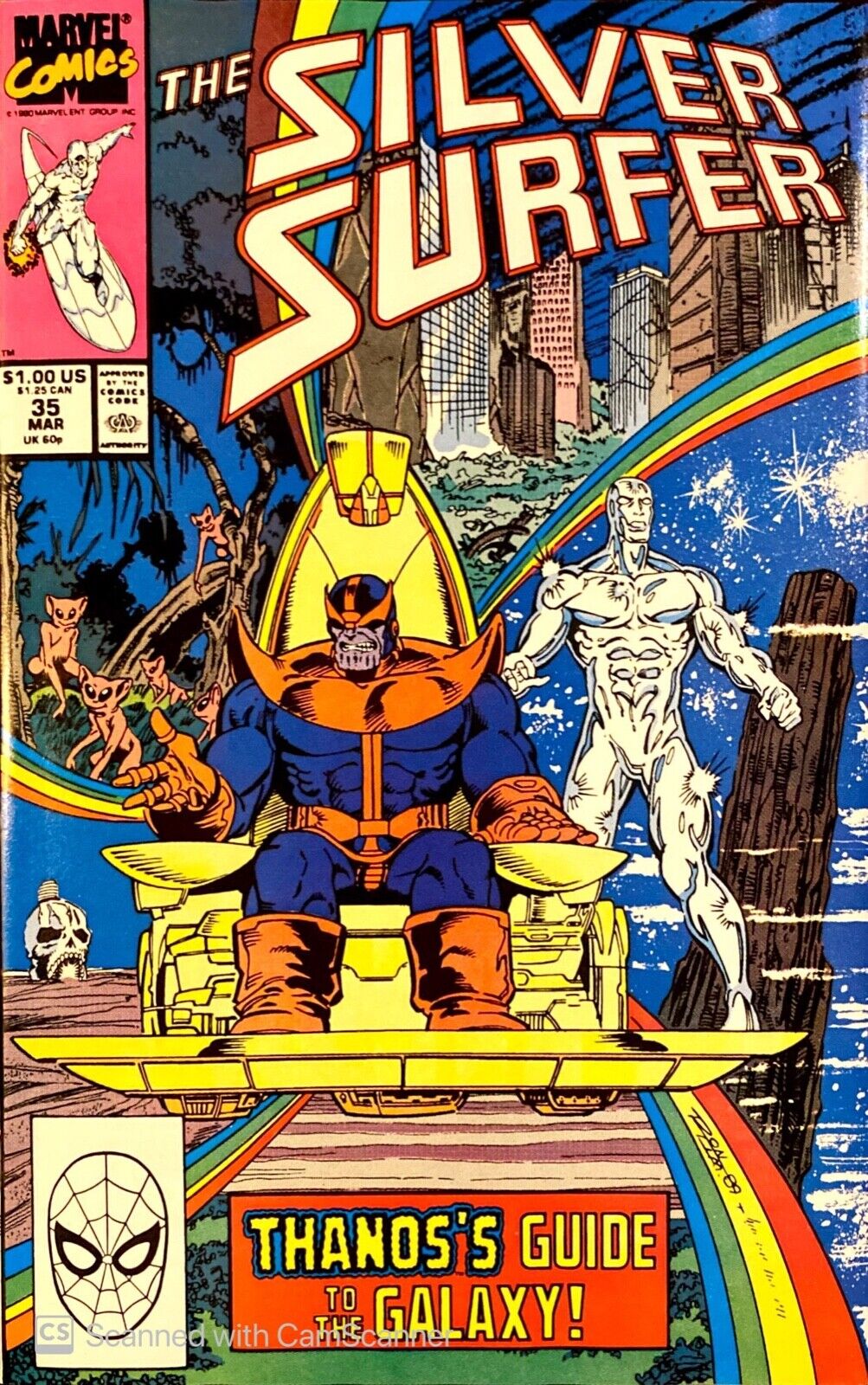 Marvel Comics Silver Surfer #35 Copper Age 1990