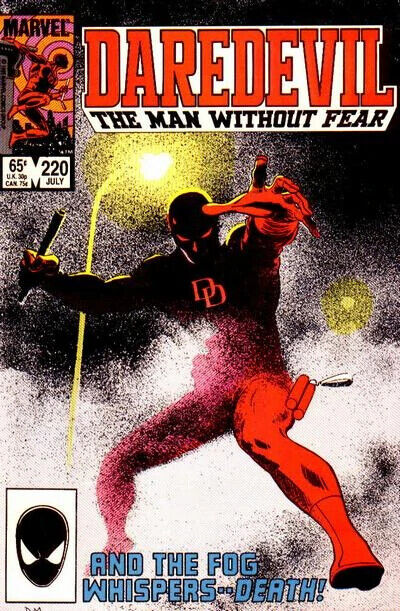 Marvel Comics Daredevil #220 Copper Age 1985