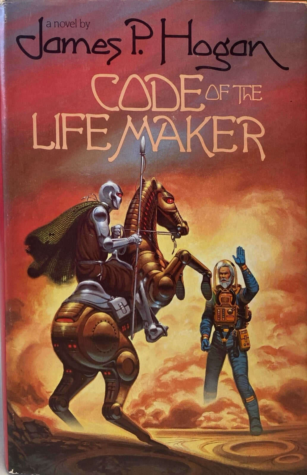 Code of the Life Maker by James P. Hogan 1983 Del Rey Hardcover BCE