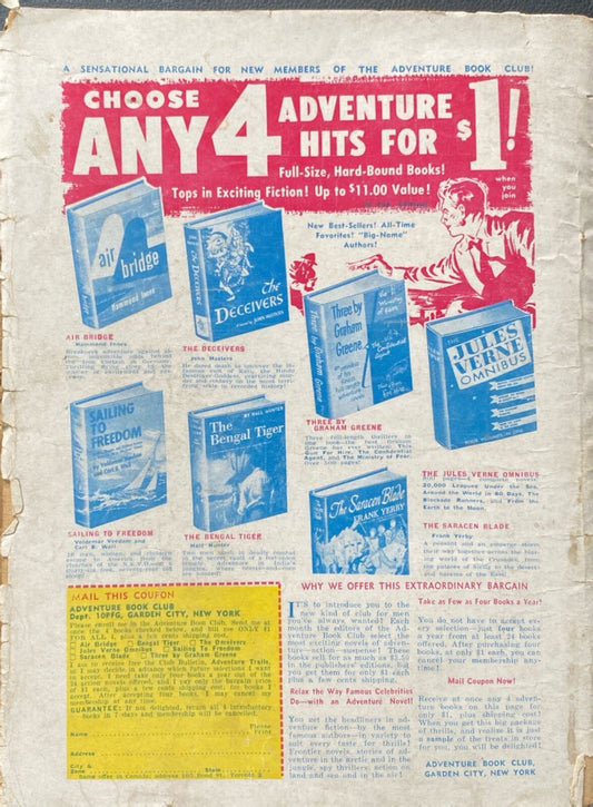 Dime Western Magazine Pulp November 1952 Thompson