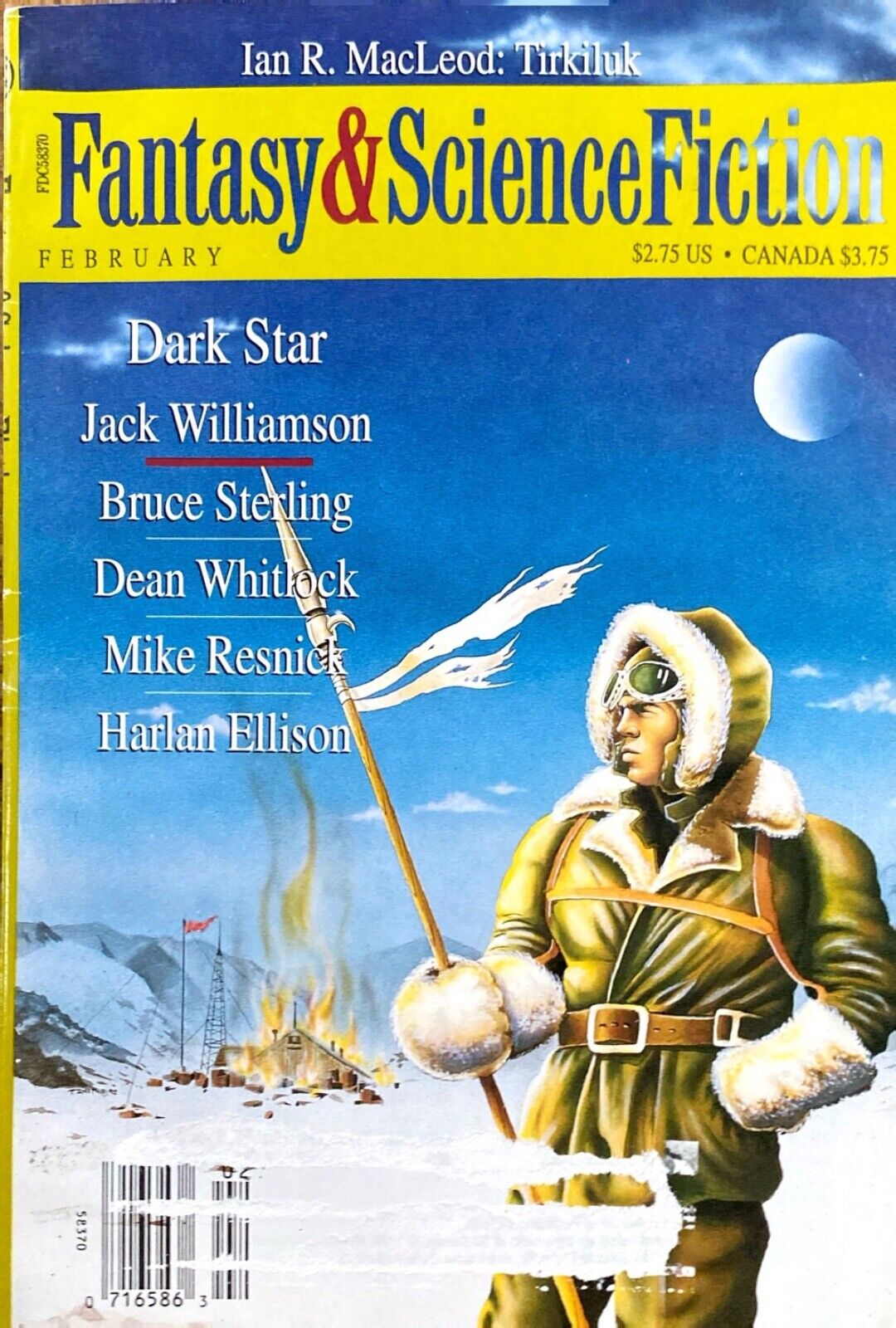 Fantasy & Science Fiction Vol. 88 No. 2 February 1995 Ellison Sterling