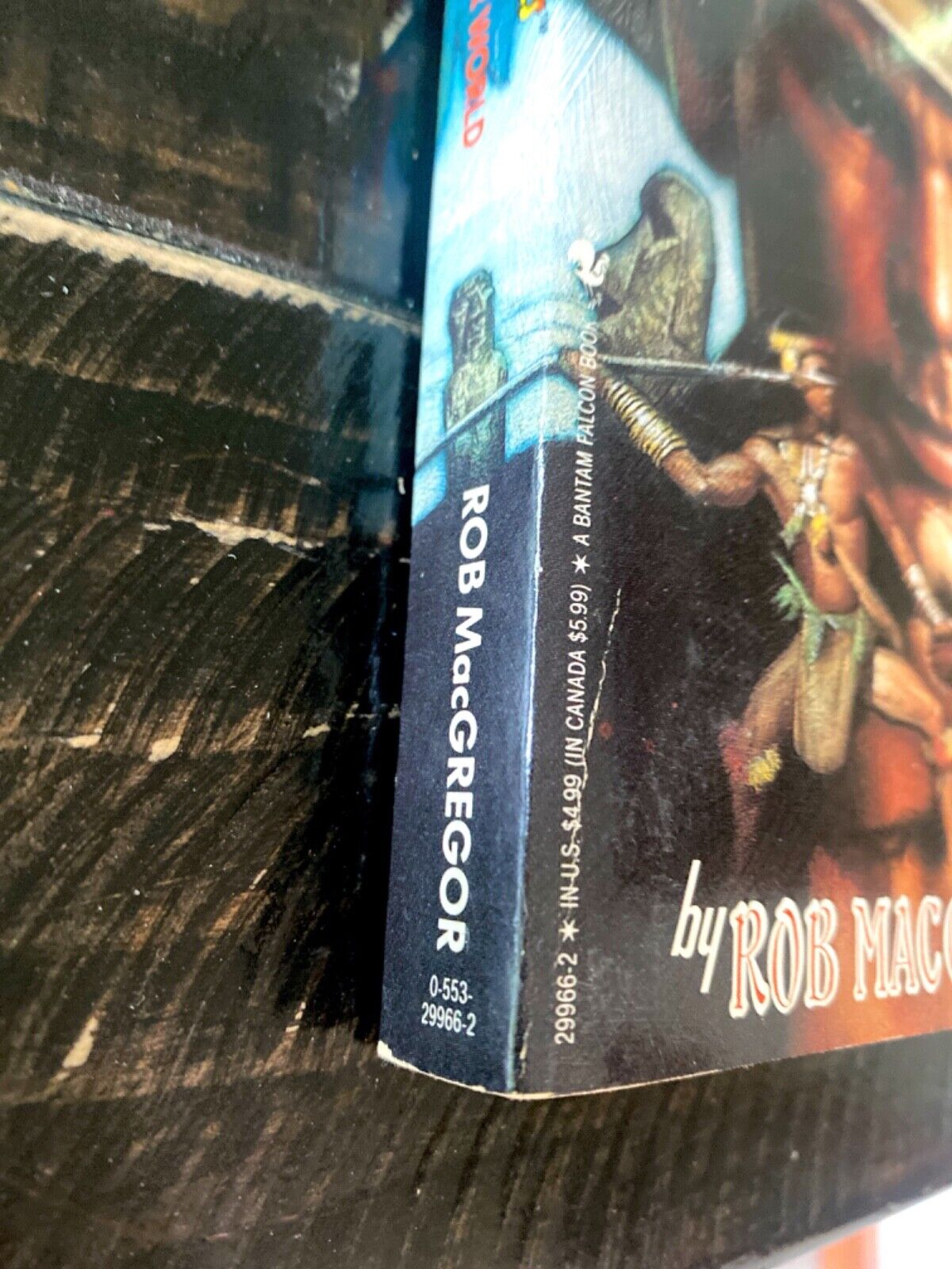 Indiana Jones and the Interior World by Rob MacGregor 1992 Bantam Paperback