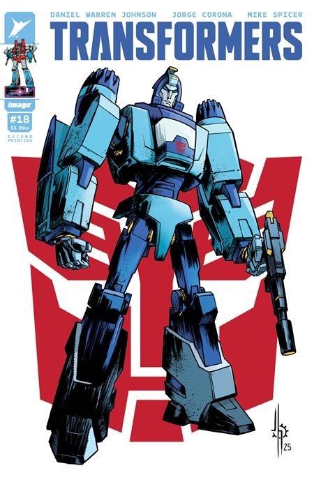 Image Comics Transformers #18 2nd Print Cover B Modern Age 2025