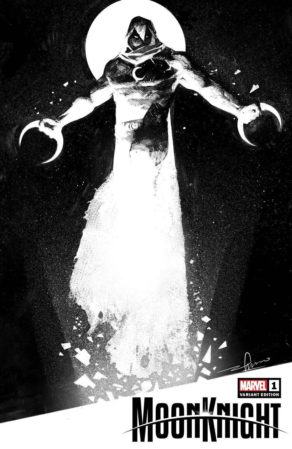 Marvel Comics Moon Knight #1 Modern Age 2021 Zaffino Variant