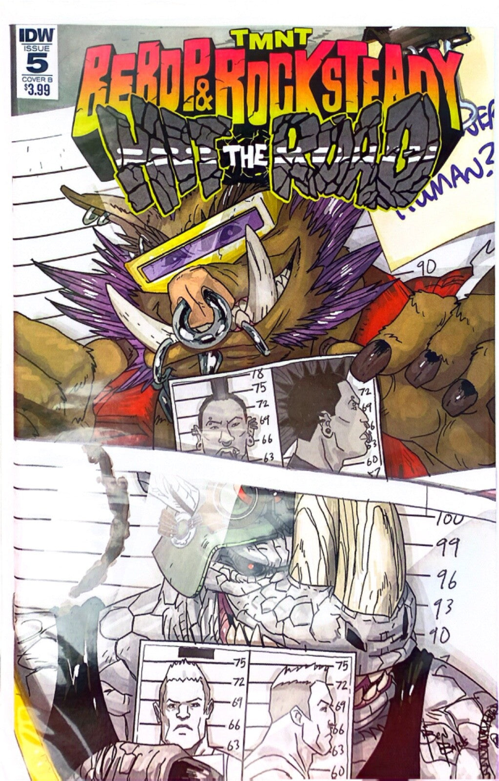 IDW Comics TMNT: Bebop & Rocksteady Hit the Road #1-5 2019 Complete Series