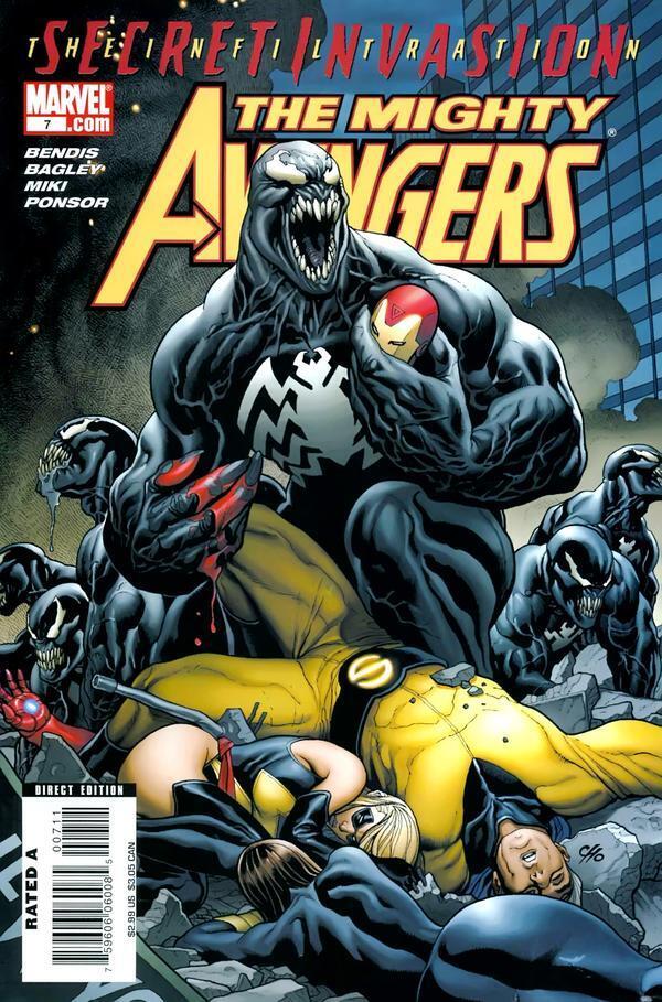 Marvel Comics Mighty Avengers #7 2008 Modern Age Secret Invasion