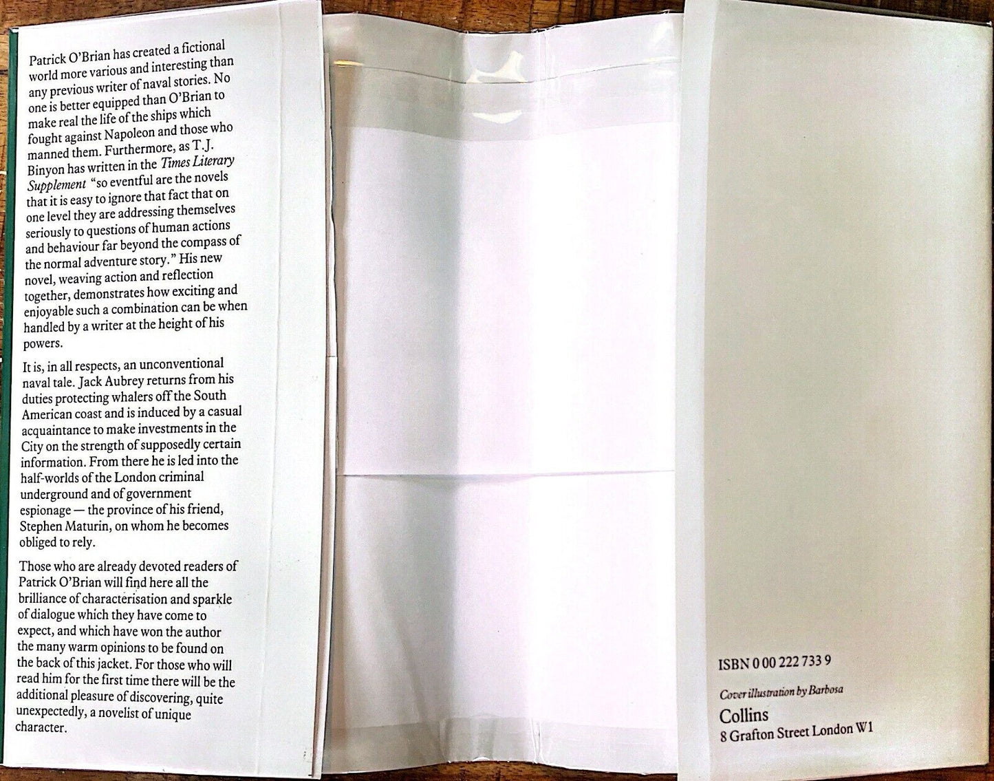 The Reverse of the Medal by Patrick O'Brian 1986 Collins Hardcover UK First