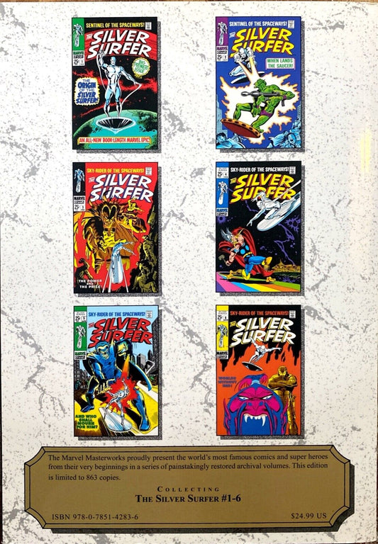 Marvel Comics Masterworks The Silver Surfer 2010 Paperback Limited Edition