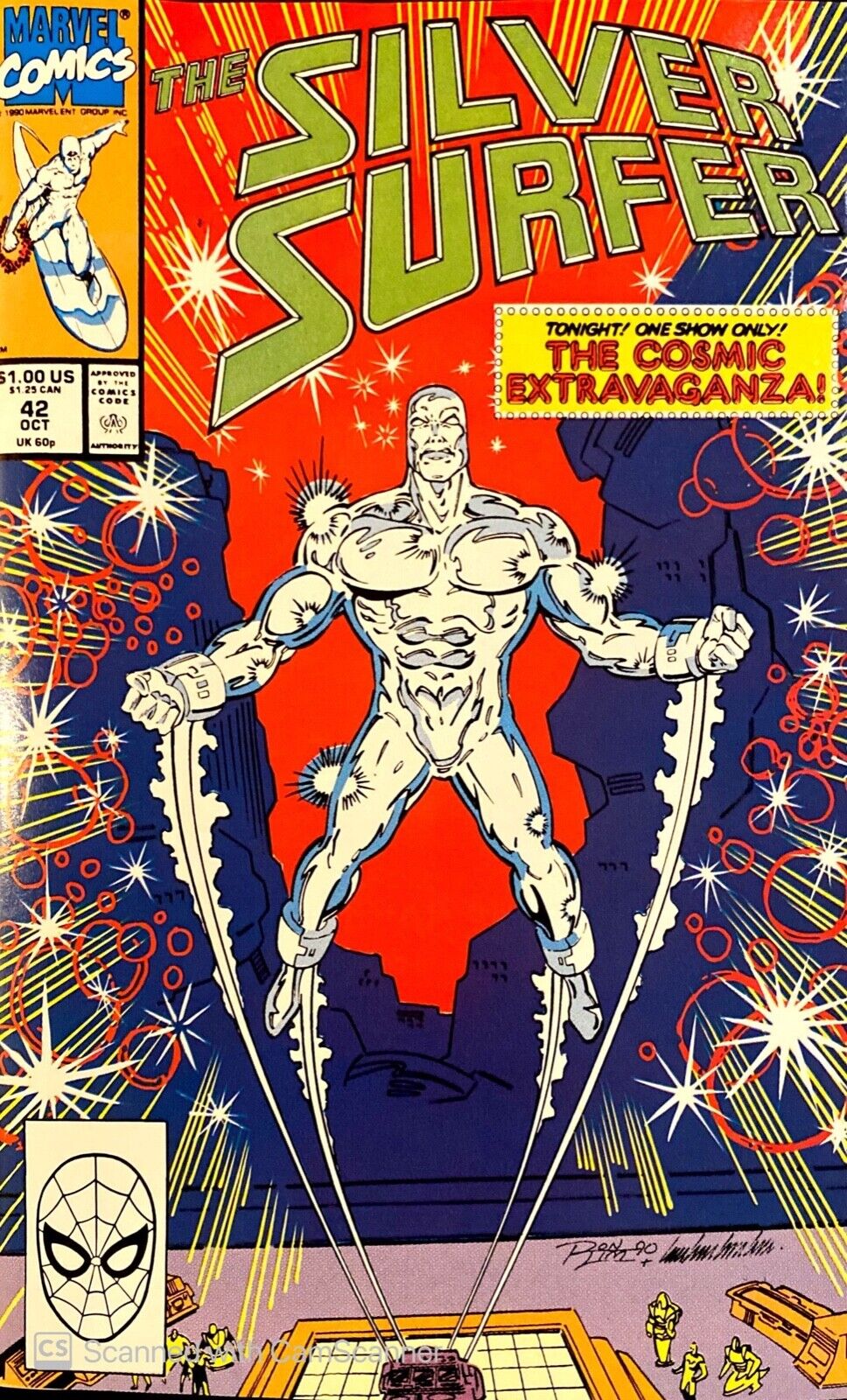 Marvel Comics Silver Surfer #42 Copper Age 1990