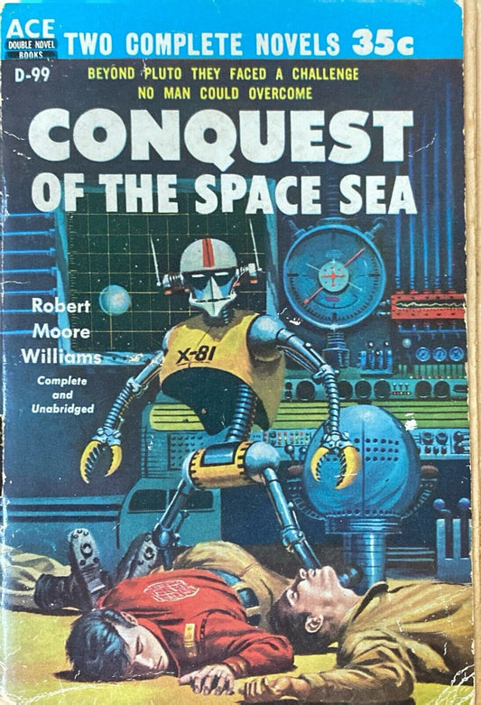 Galactic Breed/Conquest of the Space Sea by Brackett/Williams Ace Double D-99