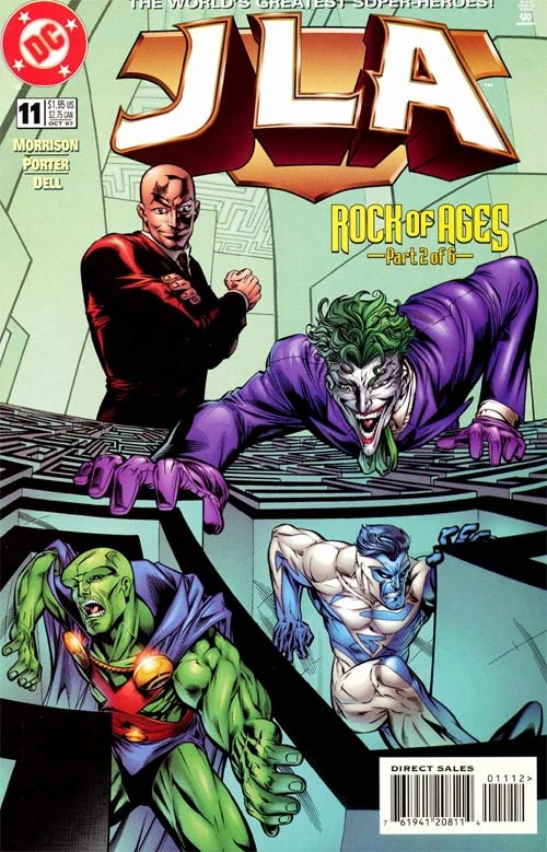 DC Comics JLA #11 Modern Age 1997 Justice League of America Grant Morrison
