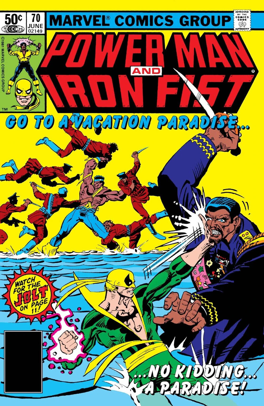 Marvel Comics Power Man and Iron Fist #70 Bronze Age 1981