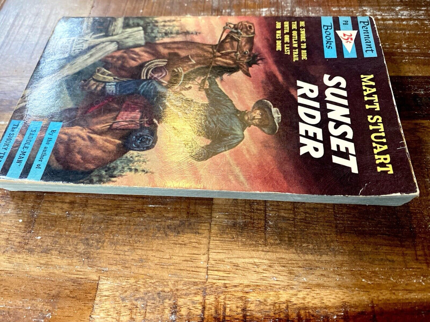 Sunset Rider by Matt Stuart 1953 Pennant P8 Paperback