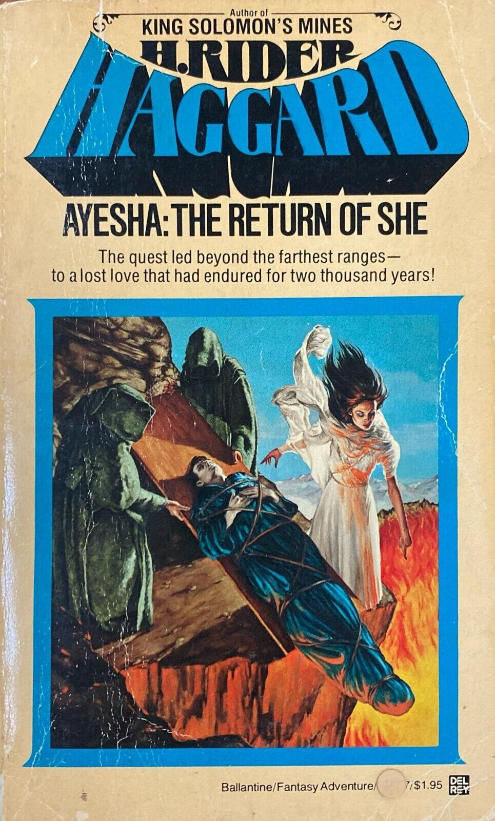 Ayesha: The Return of She by H. Rider Haggard 1978 Del Rey Paperback