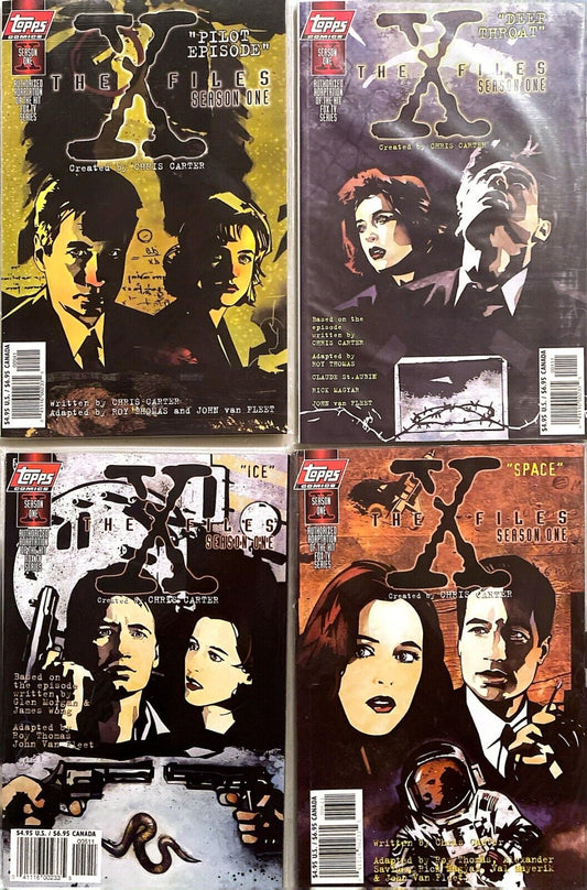 Topps Comics The X-Files: Season One Modern Age 1997-1998 Lot of 8