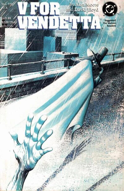 DC Comics V For Vendetta #7 Copper Age 1989