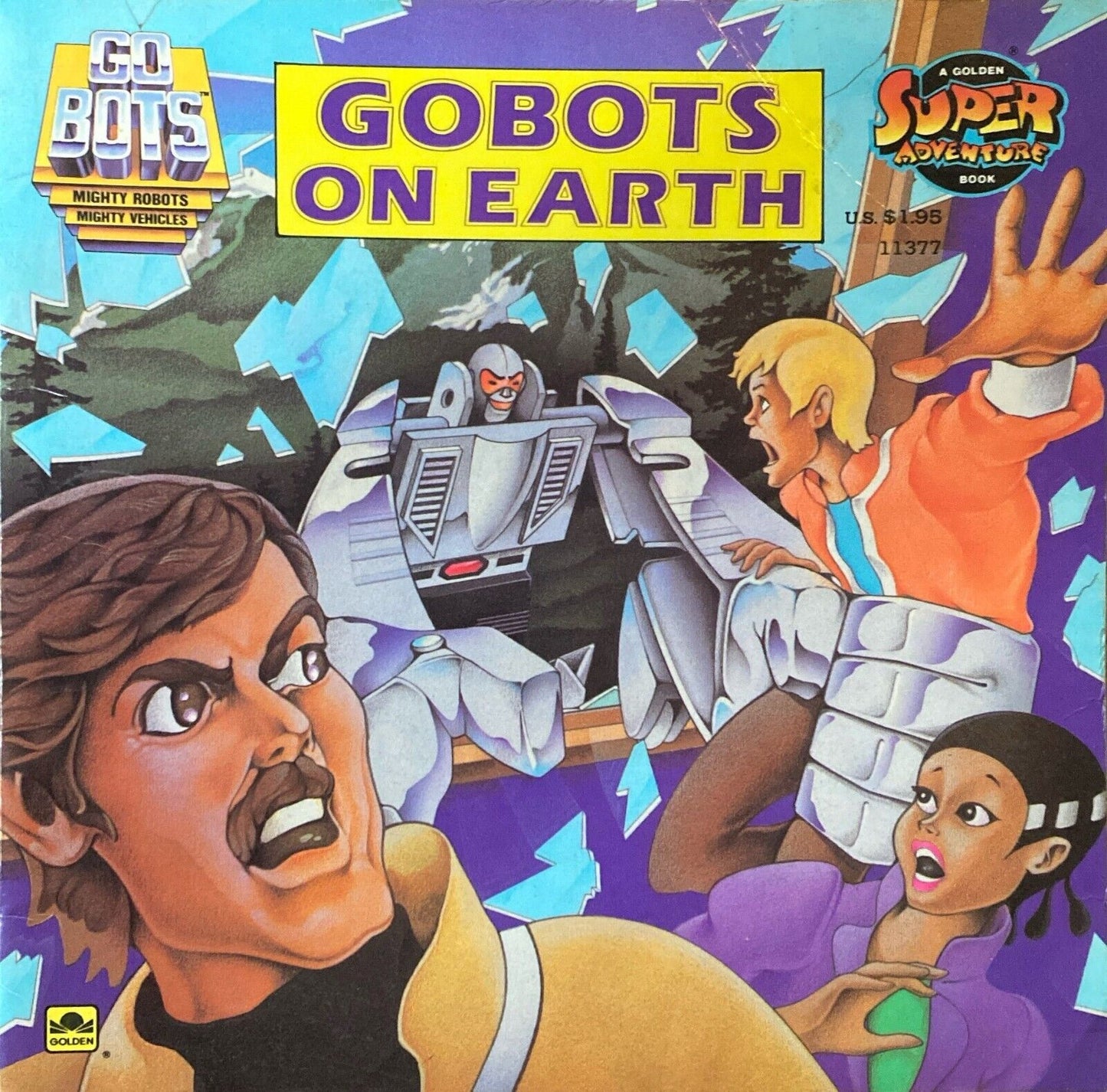 GoBots: GoBots on Earth by Robin Snyder 1984 Golden Books Paperback