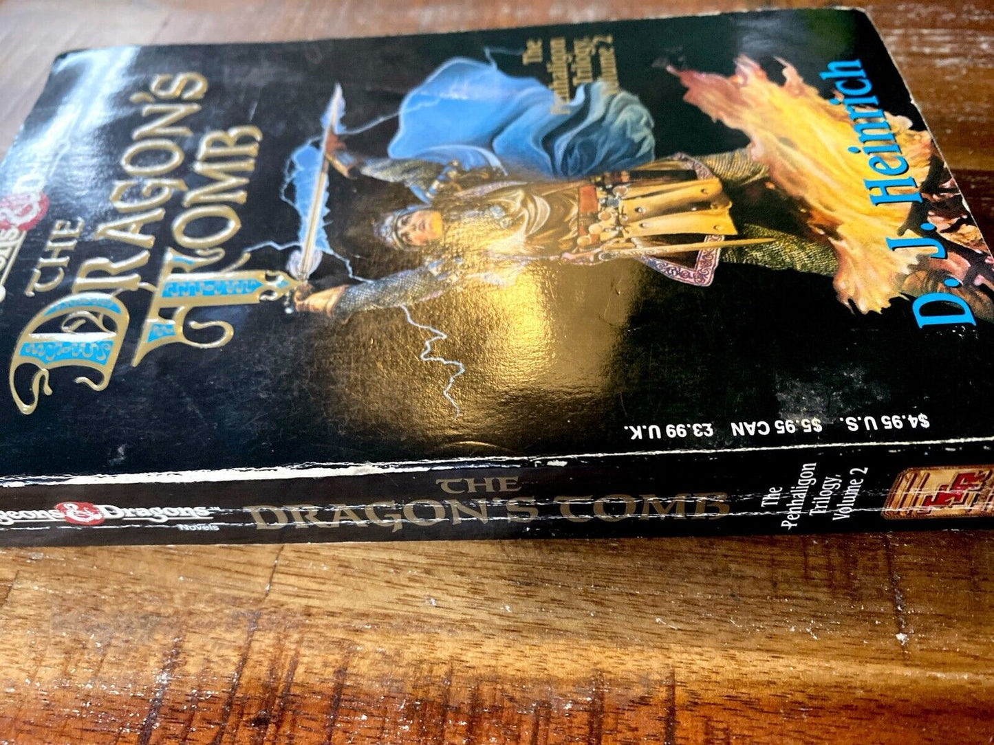 The Dragon's Tomb by D.J. Heinrich 1993 TSR Paperback Dungeons & Dragons