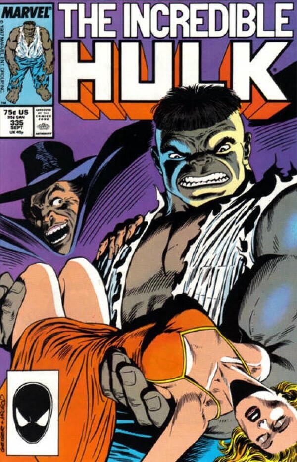 Marvel Comics Incredible Hulk #335 Copper Age 1987