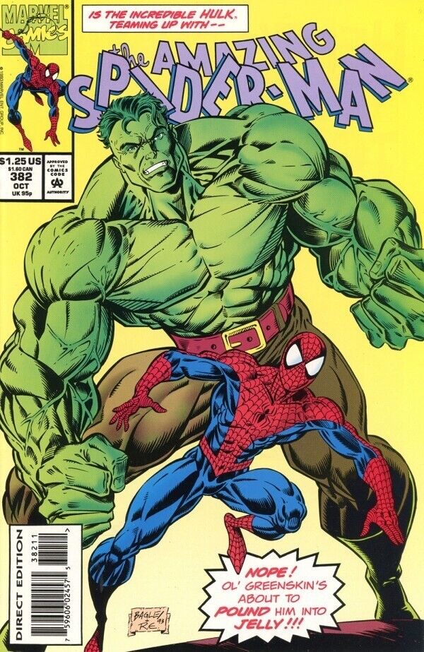 Marvel Comics Amazing Spider-Man #382 Modern Age 1993