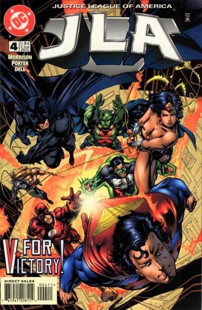 DC Comics JLA #4 Modern Age 1997 Justice League of America Grant Morrison