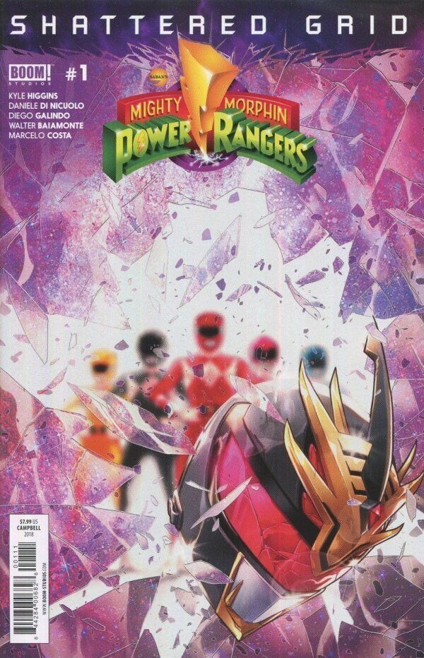 Boom! Mighty Morphin Power Rangers: Shattered Grid #1 Modern Age 2018 Variant