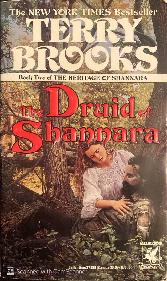 The Druid of Shannara by Terry Brooks 1991 Del Rey Paperback