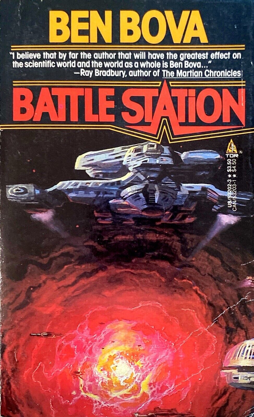 Battle Station by Ben Bova 1987 Tor Paperback