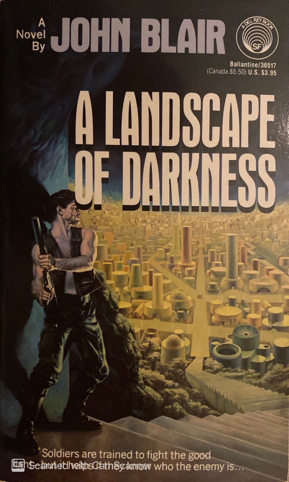 A Landscape of Darkness by John Blair 1990 Del Rey Paperback