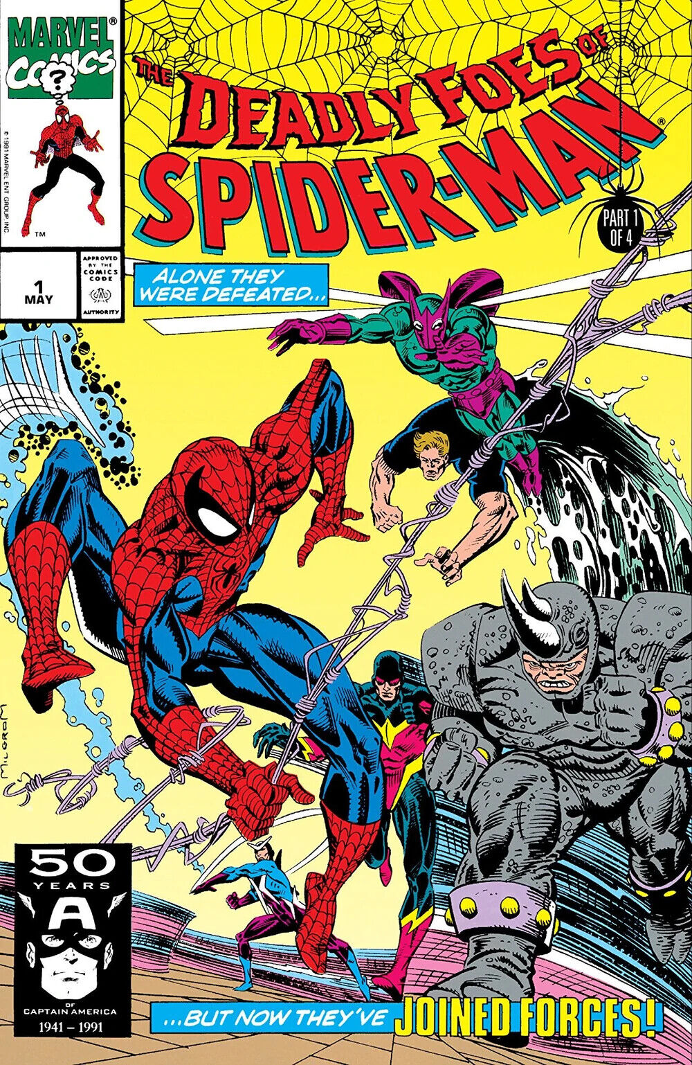 Marvel Comics The Deadly Foes of Spider-man #1 Copper Age 1991