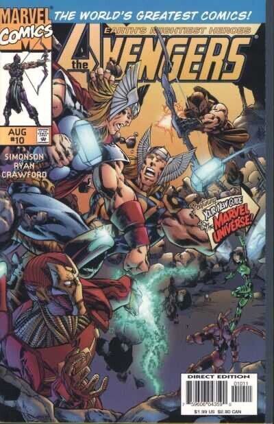 Marvel Comics Avengers #10 Modern Age 1997